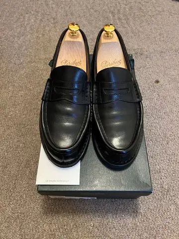 Paraboot REIMS/MARCHE Noire-Lis noir
