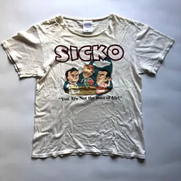 희귀 레어 SICKO 1998 재팬 투어 T셔츠 POPPUNK 90s