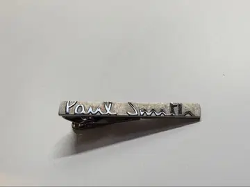 Paul Smith 넥타이핀 카빙 로고 다크 메탈릭