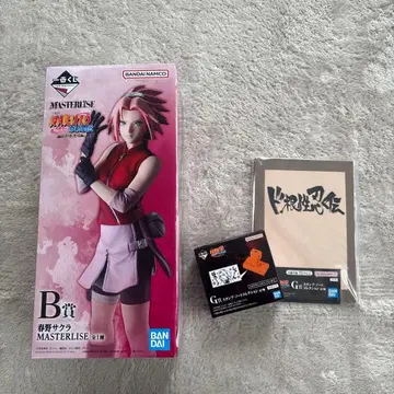 제일복권 NARUTO 하루노 사쿠라 피규어 G상 세트