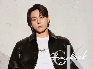 Jung Kook for Calvin Klein 모노 로고 T셔츠 L
