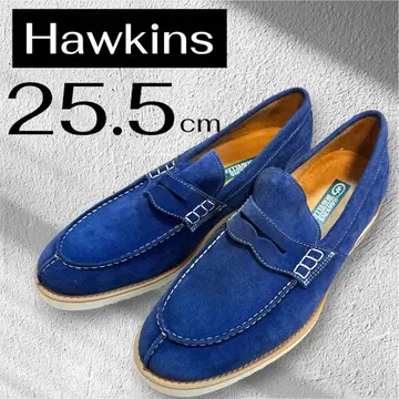 호킨스 Hawkins 로퍼 25.5 네이비 남성용 가죽 신발