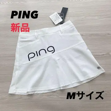 새상품 PING 핑 스커트 스트레치 플레어 화이트 M 사이즈