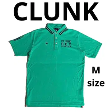 CLUNK 크랭크 반팔 피케 셔츠 골프 셔츠 그린 M