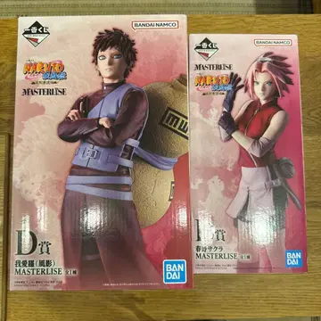 제일복권 NARUTO 가아라 하루노 사쿠라 피규어 세트 D상 B상