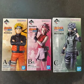[미개봉 새상품] 제일복권 NARUTO 돌풍전 A B C상 세트