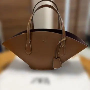 ZARA 핸드백 브라운 스트랩 포함 미사용