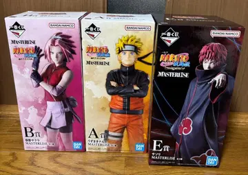 제일복권 NARUTO 돌풍전 피규어 A B E상 세트