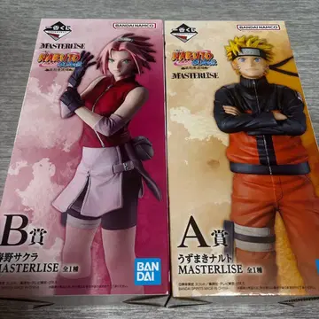 제일복권 NARUTO 돌풍전 A상 나루토 B상 사쿠라 피규어