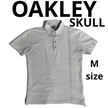 OAKLEY SKULL 오클리 스컬 반팔 피케 셔츠 골프 셔츠 M