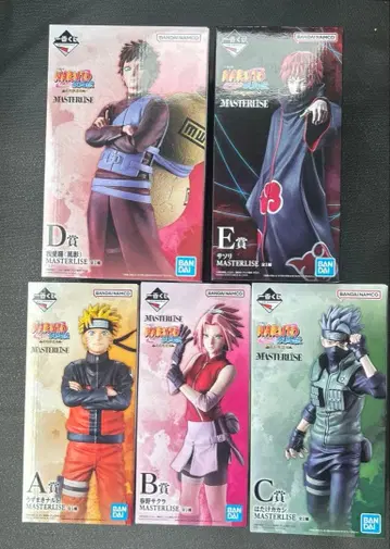 제일복권 NARUTO 돌풍전 피규어 A상 B상 C상 D상 E상 5종