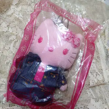 Hello Kitty 봉제 인형 데님 자켓