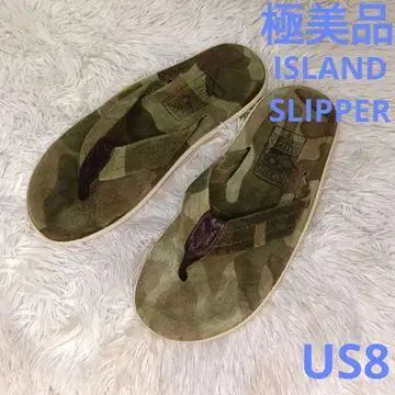 ISLAND SLIPPER 카모플라쥬 카모플라주 플립플랍 US8