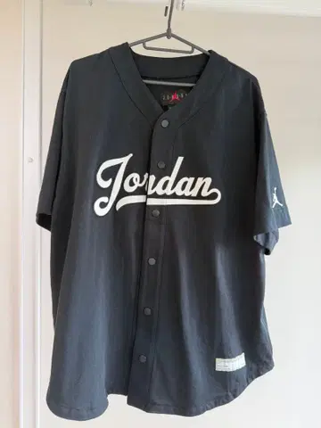 Jordan 베이스볼 셔츠 블랙 XL