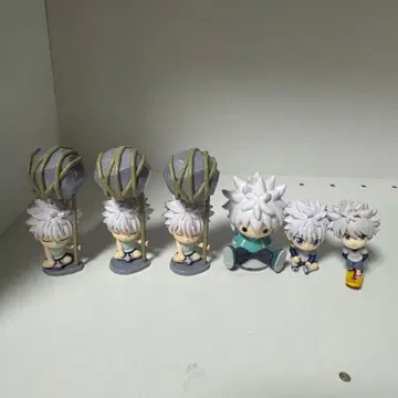 HUNTER x HUNTER 키루아 앉아대 등 피규어 6체 세트