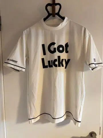 HORN GARMENT I Got Lucky 반팔 셔츠 화이트