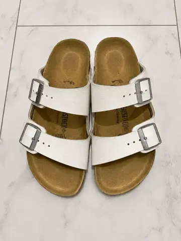 BIRKENSTOCK 애리조나 샌들 화이트 36 23cm