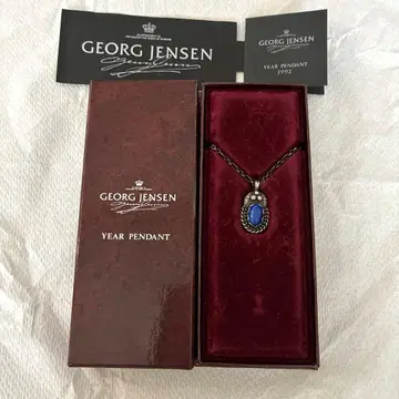 GEORG JENSEN 1992 이어 펜던트 목걸이