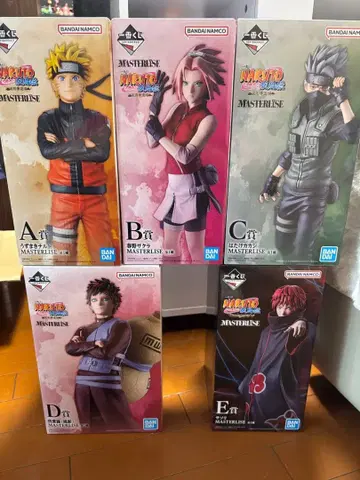 제일복권 NARUTO 돌풍전 피규어 5체 세트 증정 포함