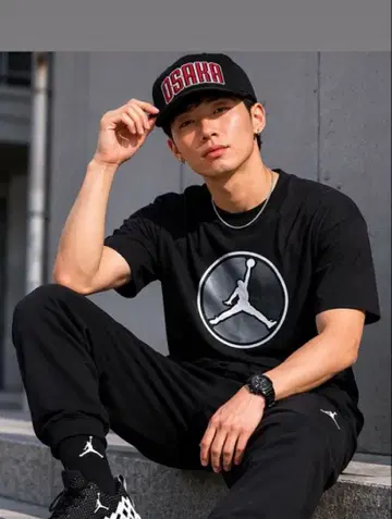 JORDAN 티셔츠 FZ1944-010 블랙 M