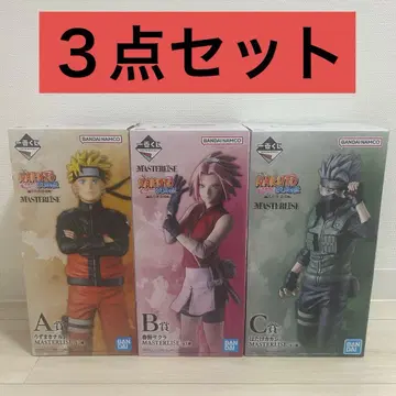 제일복권 NARUTO 돌풍전 A상 B상 C상 피규어 3종 세트