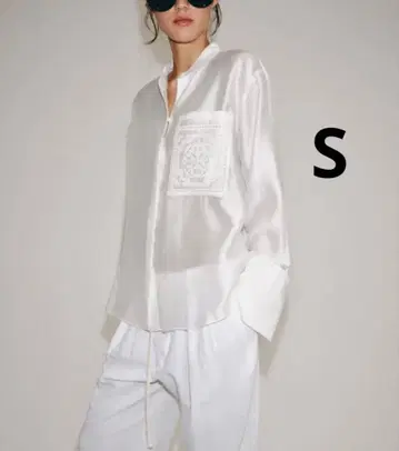ZARA 자라 자수 포켓 셔츠 ZW COLLECTION 새상품, 미사용