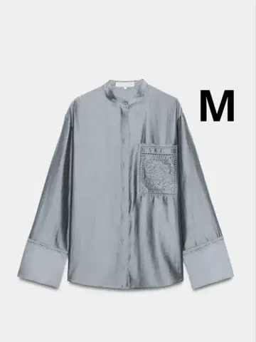 ZARA 자라 자수 포켓 셔츠 ZW COLLECTION 새상품, 미사용