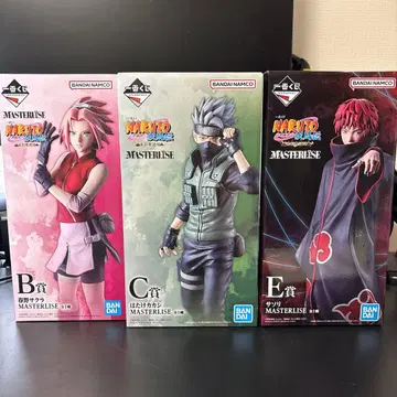 제일복권 NARUTO 피규어 세트 사쿠라 카카시 사소리 풍영탈환편