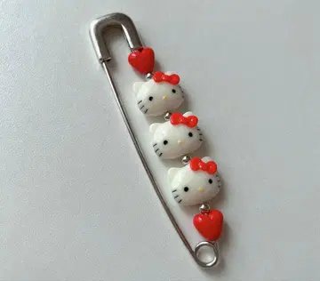 Me% 헬로키티 핑참 핑 LOWRYSFARM 키티 안전핀