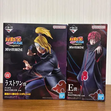 NARUTO 나루토 제일복권 E상 사소리 라스트 원상 데이다라 2종 세트