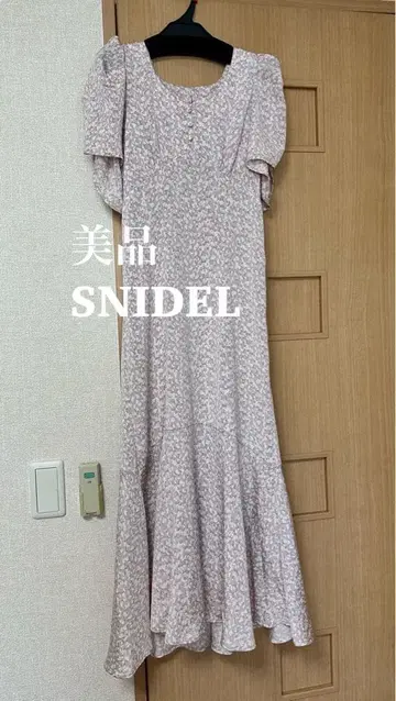 새상품급 SNIDEL 스나이델 핑크 계열 반팔 원피스 귀여운 S