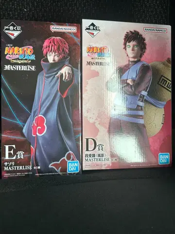 제일복권 NARUTO 돌풍전 D상 가아라 E상 전갈 피규어 세트