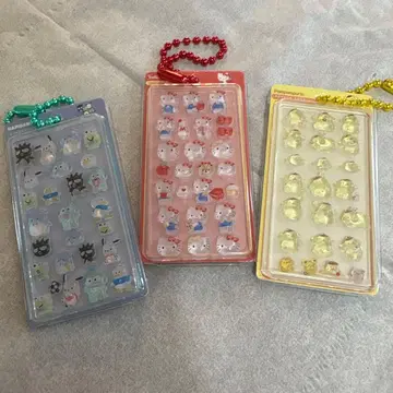 폼폼푸딩 바츠마루 키티 모자 꽁지 드롭 참