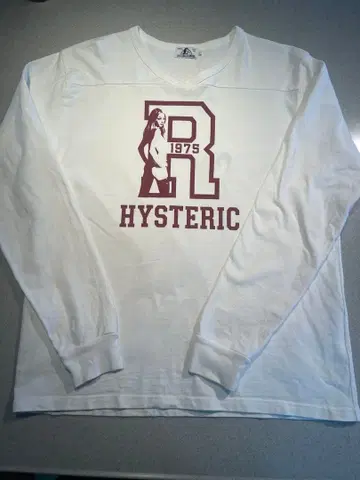HYSTERIC GLAMOUR 긴팔 맨투맨 화이트 L