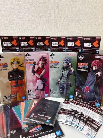 NARUTO 제일복권 피규어 ABCE상 나루토 사쿠라 카카시 사소리