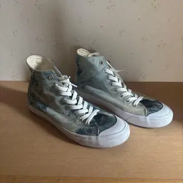 VANS 하이컷 스니커즈 데님 느낌