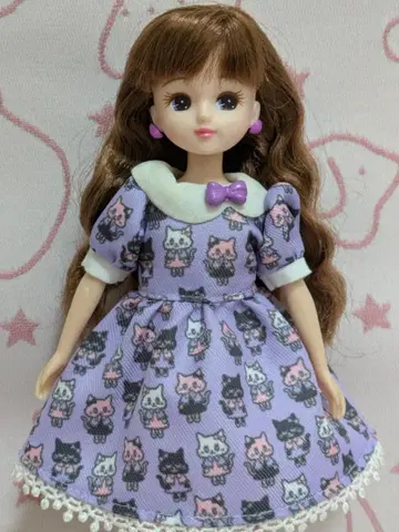 리카짱 USED 인형 (본체+의상 포함) 고양이