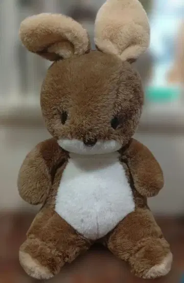 토끼 봉제 인형 브라운 화이트 선 애로우/쇼와 레트로 헤이세이 레트로