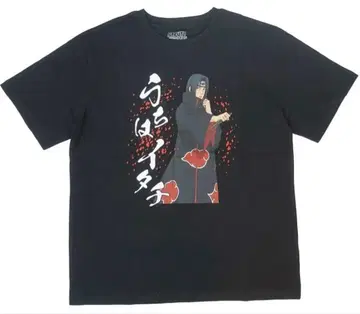 NARUTO 우치하 이타치 티셔츠 블랙 나루토 이타치