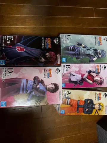 제일복권 NARUTO 나루토 피규어 A B C D E 하위상 컴프 포함
