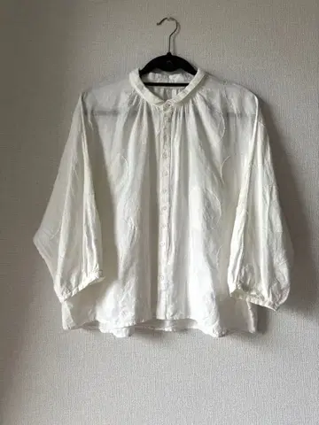 나추란 HEAVENLY 린넨 블라우스 쁘띠 칼라