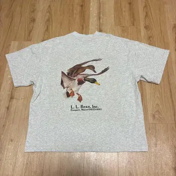 새상품급 L.L.Bean x BEAMS 티셔츠 오리 엘엘빈