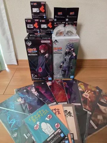 제일복권 NARUTO 돌풍전 피규어 C상 카카시 E상 사소리 세트