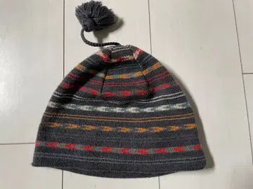 Patagonia 니트 모자 비니 폼폼 포함 90s 프랑스제