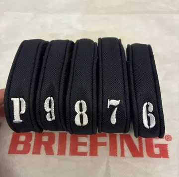 미사용 아이언 커버 5세트 브리핑 BRIEFING 네이비