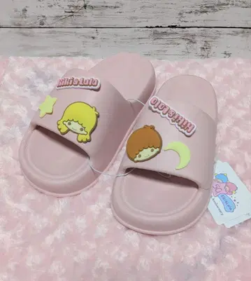 산리오 키키라라 리틀트윈스타 샌들 핑크