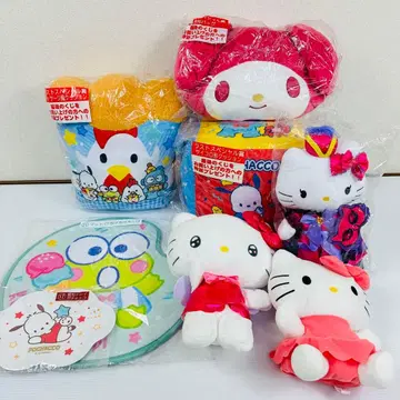 산리오 캐릭터즈 굿즈 세트 쿠지 케로케로케로피 키티 kitty