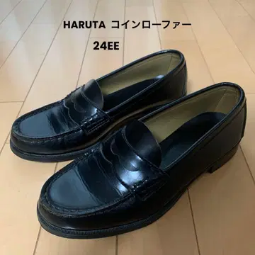 HARUTA 하루타 코인 로퍼 블랙 24EE