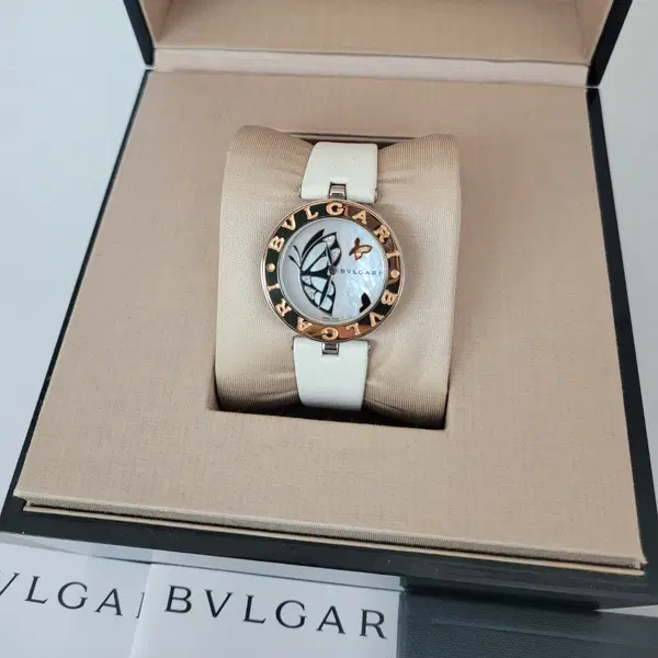 불가리 비제로원 BZ30BDSGL 18K 로즈골드콤비 자개다이얼 30mm 사진 3