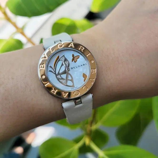 불가리 비제로원 BZ30BDSGL 18K 로즈골드콤비 자개다이얼 30mm 사진 6